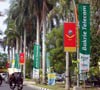 Duh...Taman di Surabaya Jadi Hutan Umbul-umbul